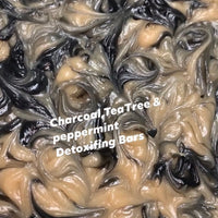 Charcoal-Peppermint & Tea Tree Detoxifing Bar